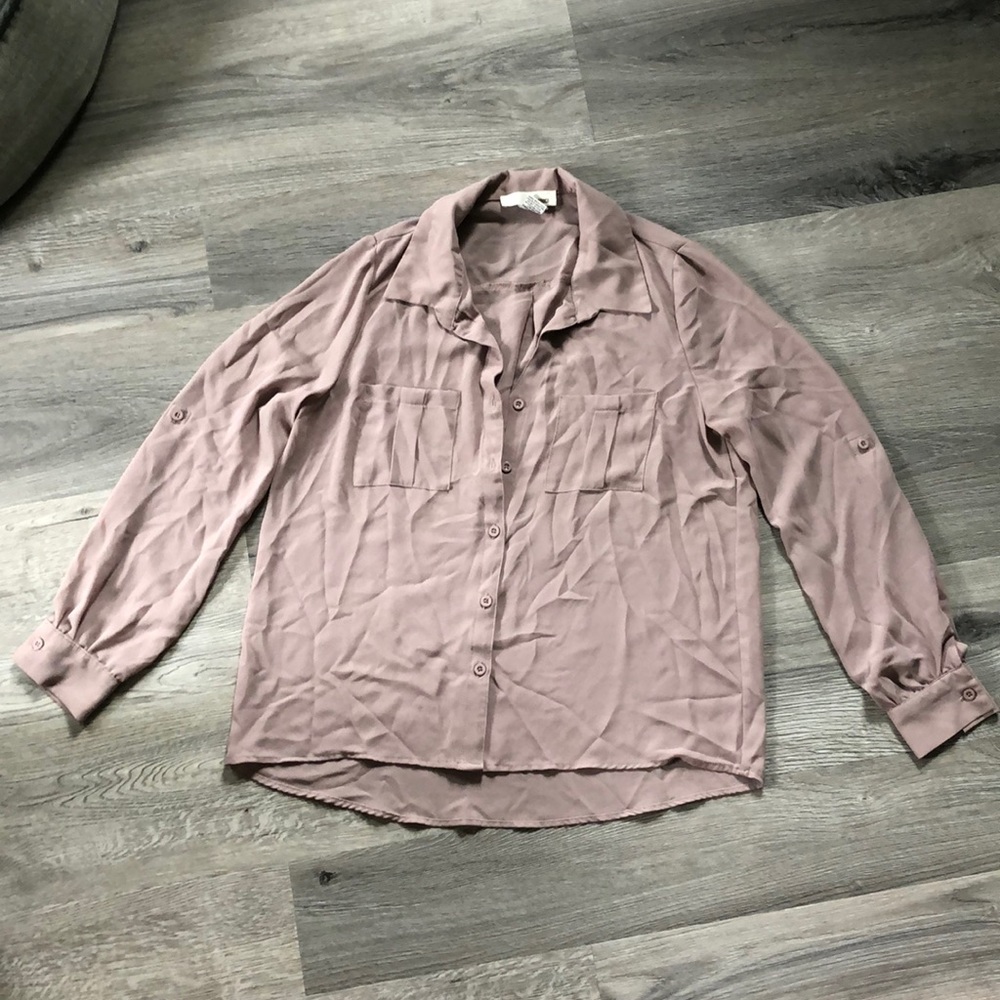 Sheer dress shirt